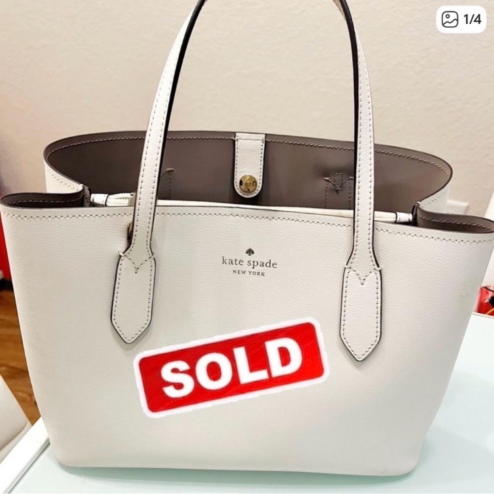 Selling White Kate Spade Harper Satchel